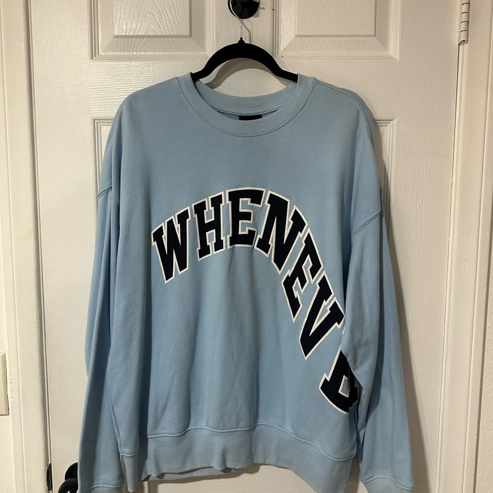 H&M Light Blue Cozy Sweatshirt